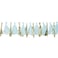 GingerRay - Oh Baby Tassel Garland Blue &amp; Gold 2m - Blue