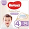 Huggies Extra Care Soft Cloud Culottes Baby Diaper Pants Size 4 9-14kg 36 Pants