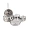 Korkmaz Alfa Stainless Steel Cookware Set Silver 9 PCS