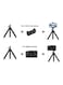 Generic - Flexible Octopus Stand Tripod With Bluetooth Remote Shutter Black
