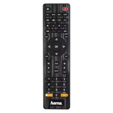 Hama Universal 8-In-1 Remote Control HA12307 Black