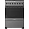 Toshiba 4 Burner Gas Cooking Range Stainless Steel Top And Front + Grey Silver Side TBA-24BMG4G089KS 60x60cm