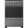 Toshiba 4 Burner Gas Cooking Range Stainless Steel Top And Front + Grey Silver Side TBA-24BMG4G089KS 60x60cm