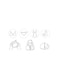 Generic Laundry Washing Bag For Intimates Lingerie White