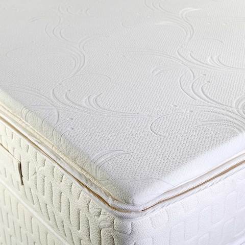 King Koil Visco Elastic Memory Foam Mattress Topper MFT200200 White 200x200cm