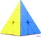 Fiddlys Pyramid Super Speed Sticker-Less Triangle Puzzle Cube, 3X3