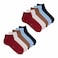 Solo Baby Boy Plain Socks - 0-6 Month - 5 Pairs - Assorted Colors + 5 Pairs Free