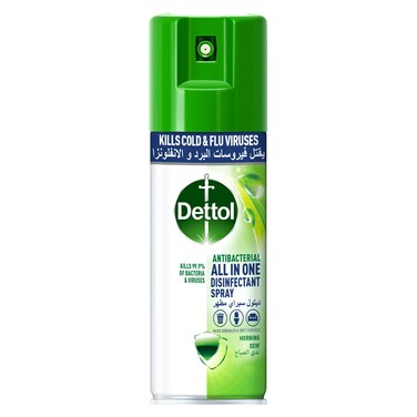 Dettol All-In-One Antibacterial Disinfectant Spray Morning Dew Clear 170ml