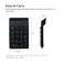Generic-18 Keys Fashionable Low Noise Mini Numeric Keypad Waterproof 2.4G Wireless