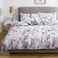 Luna Home-Queen/Double size marble design, bedding set of 6 pieces.