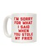 muGGyz World's Okayest Parent Coffee Cup White 11Ounce