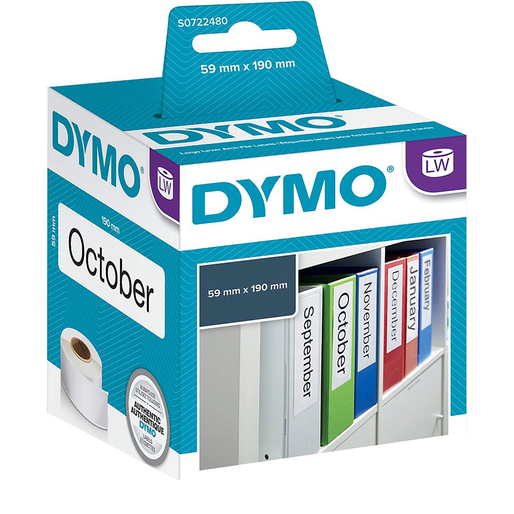 Buy Dymo Labelwriter Label Roll, 59 x 190mm, 110 Sheet, White Online ...