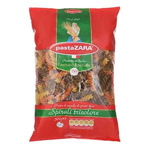 Pasta Zara Spirali Tricolore No.573 500 Gram