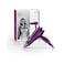 BaByliss DC Hair Dryer with Concentrator Nozzle 5513PSDE, Velvet Orchid, 2300 W