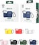 Green Lion Berlin Series Silicone Case With Anti-Lost Carabiner Ring Compatible For Airpods 1/2, Scratch Resistant, Shock Absorption &amp; Drop Protection Cover (Black)