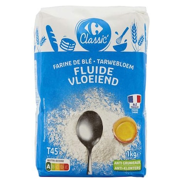 Carrefour Classic T45 Fine Wheat Flour 1kg