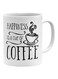 Generic Happiness Is A Cup Of Coffee Printed Mug White/Black 11Ounce