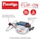 Prestige Svachh Flip-on Mini Stainless Steel Pressure Cooker with Glass Lid 2L