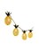 Generic - 10 Led Pineapple Light Fairy String Lights Yellow