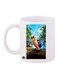 Turbo Printed Mug White/Blue/Green Standard Size