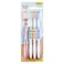 Carrefour Classic Medium Soft Family Toothbrush Pack of 4