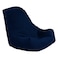In House Pascal Linen Bean Bag Chair - Medium - Dark Blue
