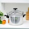 Royalford 5 L Aluminum Pressure Cooker- Rf11173  Equipped With Multi-Safety Device And Unique Pressure Indicator  Durable Aluminum Alloy Construction With Firm Handles  Compatible With Gas,, Silver