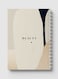 Lowha Spiral Notebook With 60 Sheets And Hard Paper Covers With Aesthetic Beauty Design, For Jotting Notes And Reminders, For Work, University, School
