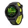 Garmin Forerunner 265S GPS Running Smartwatch, Black Bezel And Case With Black/AMP Yellow Silicone Band, 010-02810-13