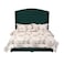 In House Maldives Velvet Bed Frame - Single - 200x90 cm - Dark Green