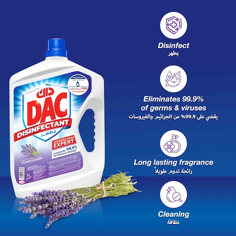 DAC Multi Purpose Liquid Disinfectant Lavender 1.5l