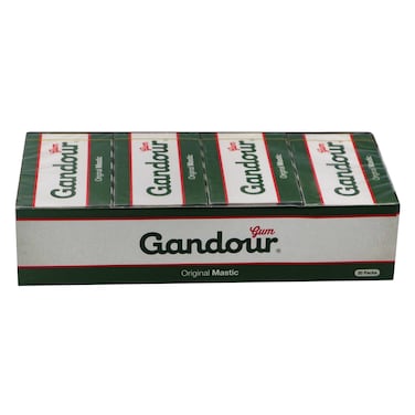 Gandour Original Mastic Chewing Gum 8.1g x Pack of 20