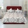 In House Lamar Velvet Bed Frame - King - 200x180 cm - Burgundy