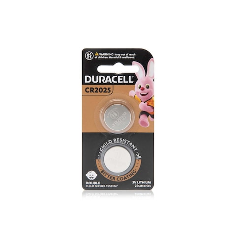 Duracell 2025 Lithium Coin Battery - 2 Piece