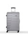 Lightweight 1 piece Single Size ABS Hard side Large Checked Baggage Travel Luggage Trolley Bag Set with Lock for men / women / unisex Hard shell strong