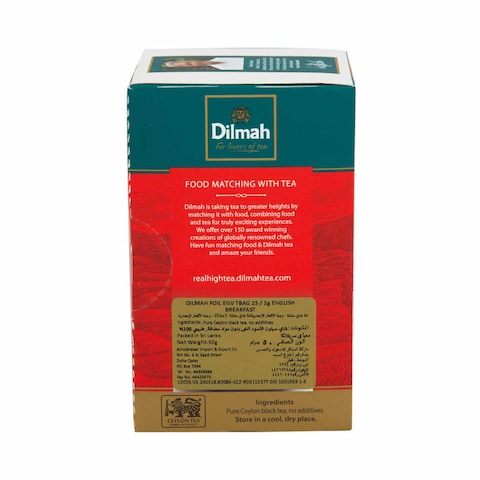 Dilmah Tea English Breakfast 25 Bags