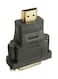 HDMI Male to DVI-D Female (24 1) Gold Plated Converter Adapter black
