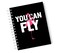 Loud Universe Hardcover Notebook You Can Fly Motivation Animal Spiral Notebook with Premium High Quality Paper A5 Size