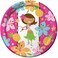 Pink Luau Fun 9in Round Dinner Plates