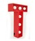 LED Marquee Letter Light Sign Wooden Red (T) 25cm