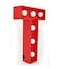 LED Marquee Letter Light Sign Wooden Red (T) 25cm