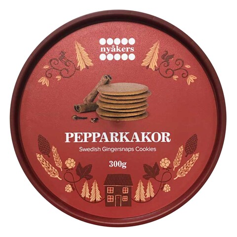 Nyakers Swedish Gingersnaps Gingerbread Cookies 300g