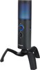 Rapoo USB Wired Gaming Microphone For PC, PS4, PS5 And Mac, LED Multi Color, Built-In Shock Absorber, 360 Degree Rotation, Plug And Play, 3.5mm Audio &amp; Type-C Port, Volume Control, Dual Microphone