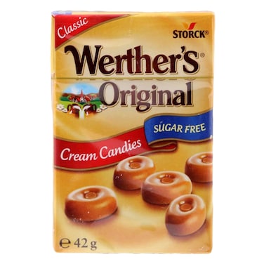 Storck Werther&#39;s Original Sugar Free Candies 42g