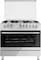 Super General 90x60 Cm Freestanding 5 Gas Cooker, Stainless Steel, SGC9603FSHG