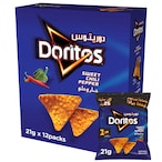 Buy Doritos Sweet Chili Tortilla Chips 21g Pack of 12 in UAE