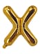 16inch Gold Letter X Foil Balloon