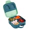 Eazy Kids Bento Lunch Box w/t handle- Green