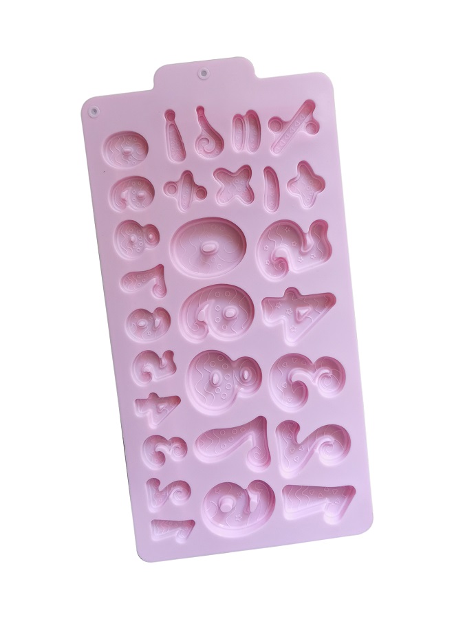 0-9 Number Cavities Chocolate Silicone Mold Large Number Baking Mold Resin Mold Cake Pan Mold for Biscuit Ice Cube Tray
