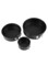 Generic 3-Piece Cake Mold Pan Set Black